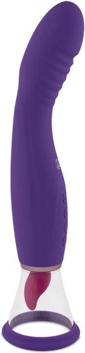 Image du produit Easytoys Pompe Pleasure Pump avec vibromasseur pour point G - Violet
