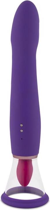 Image du produit Easytoys Pompe Pleasure Pump avec vibromasseur pour point G - Violet