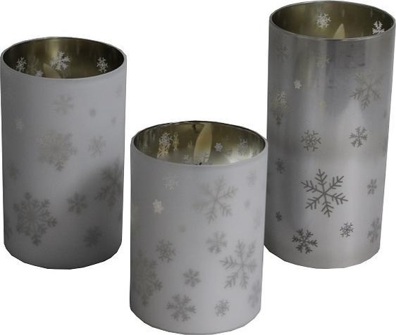 Immagine prodotto Art Collection Candela in vetro con vera cera 3D e timer Set da 3 (3 pz.)