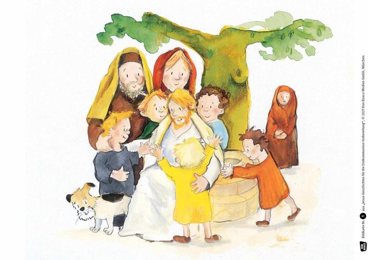 Image du produit Jesus-Geschichten für die Erstkommunion-Vorbereitung. Kamishibai Bildkartenset (Allemand, Alfons Friedrich SDB, Anja Hirschberger, 2021)