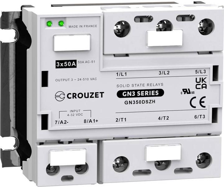 Actual product image Crouzet Solid state relay GN350DSZH 50A Switching voltage (max.): 510 V/AC Special zero crossing 1...