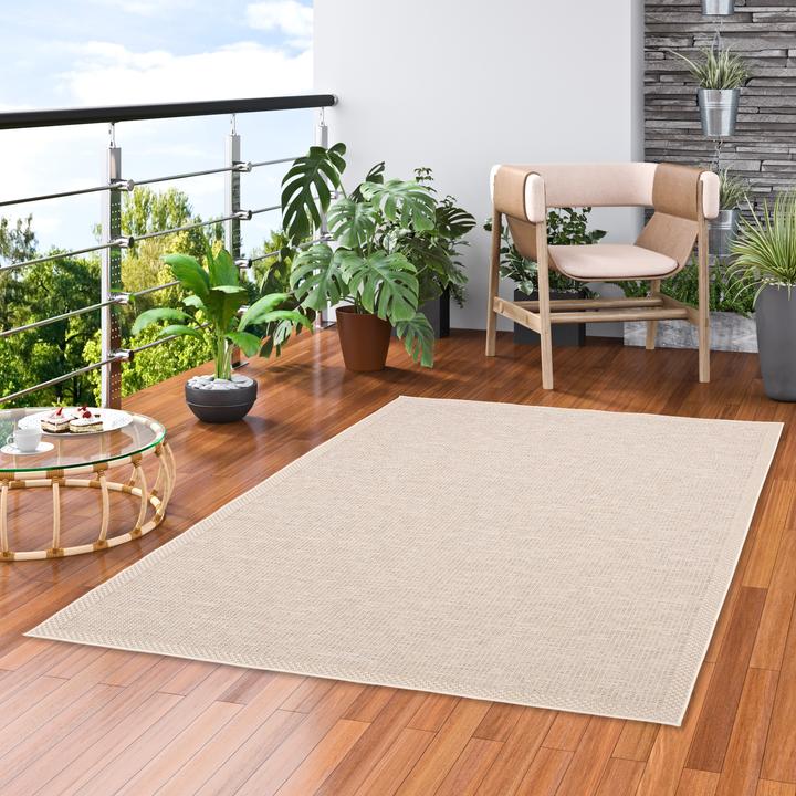 Actual product image Pergamon Indoor & Outdoor Carpet Flatweave Ottawa Border (120 x 170 cm)