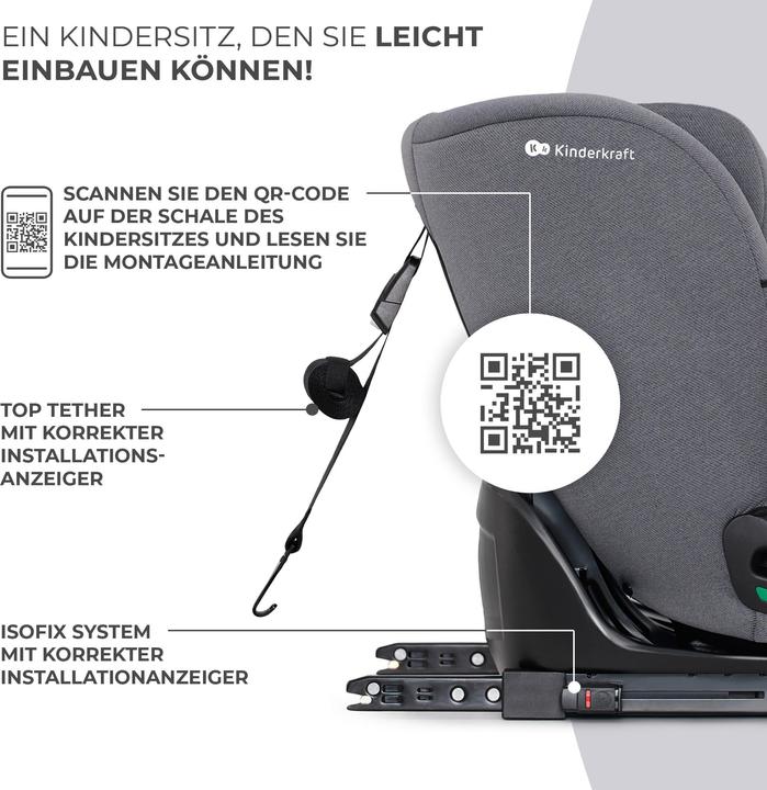Image du produit KinderKraft Oneto3 (Siège pour enfant, Norme ECE R129/i-Size)