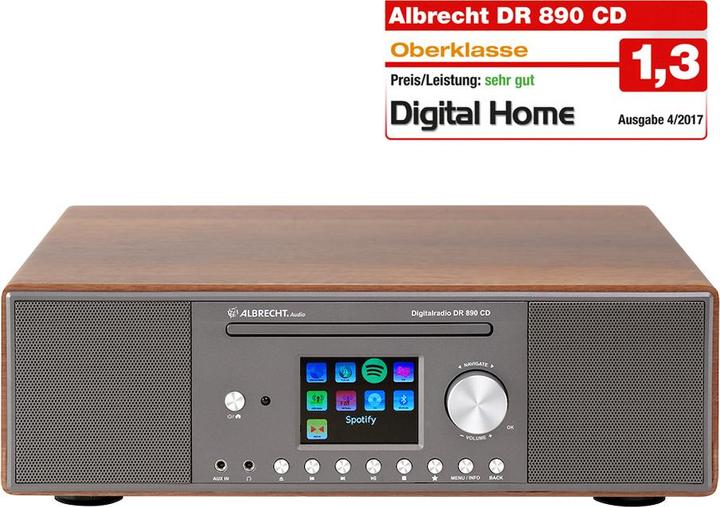Produktbild Albrecht Dr 890 CD (Internetradio, DAB+, Bluetooth, WLAN)