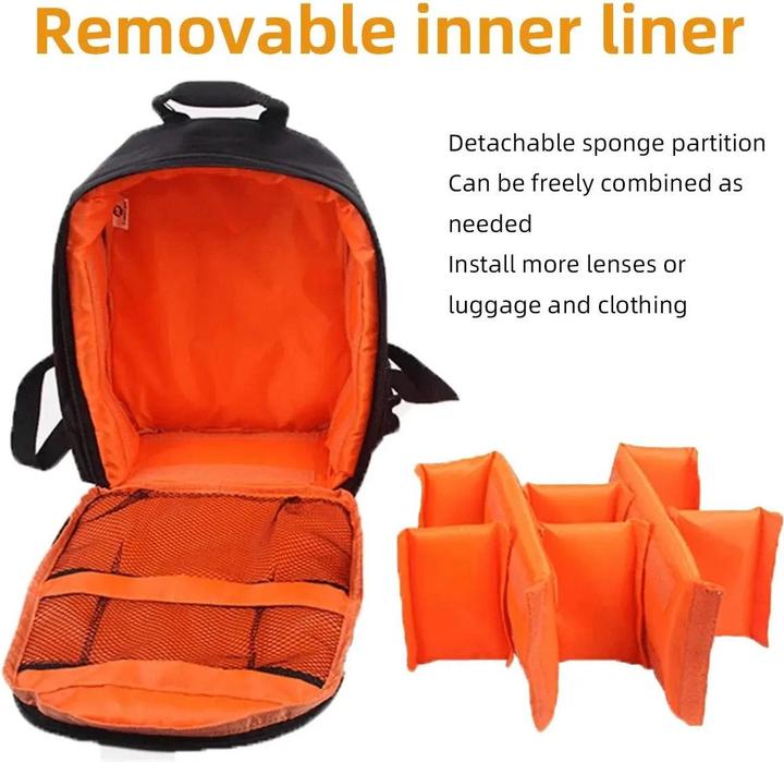Only-Bags.Store Zaino multifunzionale per fotocamera all'aperto Borsa per videocamera digitale a tracolla (Zaino per fotocamera)