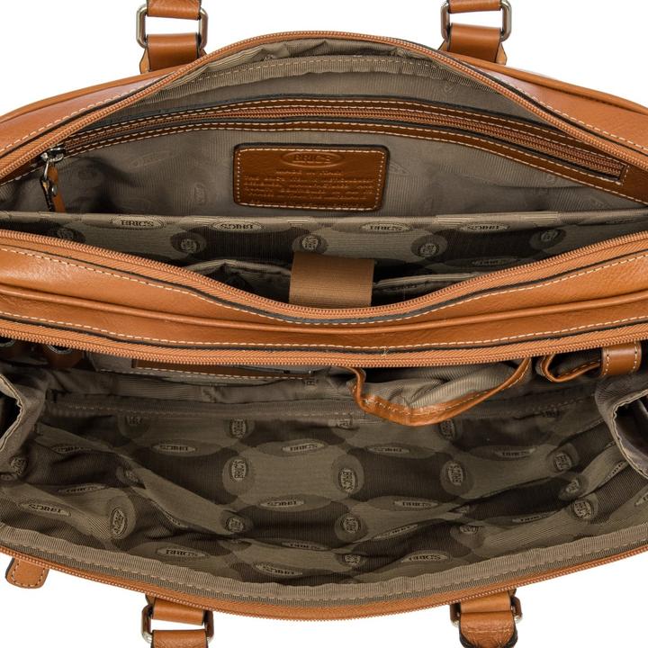 Actual product image Brics Life Pelle briefcase leather 38 cm laptop compartment