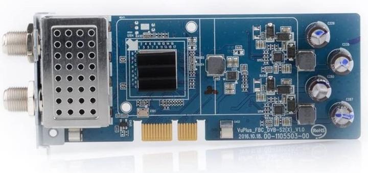 Actual product image Vu+ DVB-S2 /S2X FBC Twin Tuner Duo (8 GB, 2x DVB-S2X, CI+ slot)