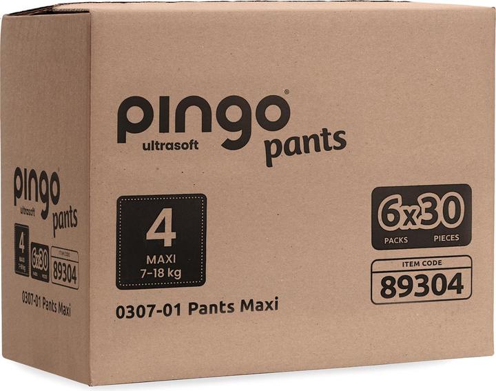 Image du produit Pingo Pants Maxi 4 (Taille 4, Pack mensuel, 180 pièce(s))