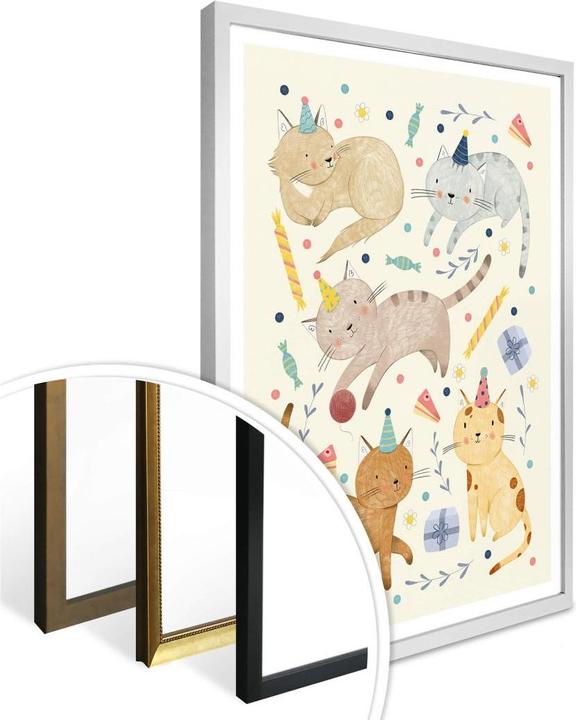 Produktbild Trenddeko Katzengeburtstag (24 x 30 cm)