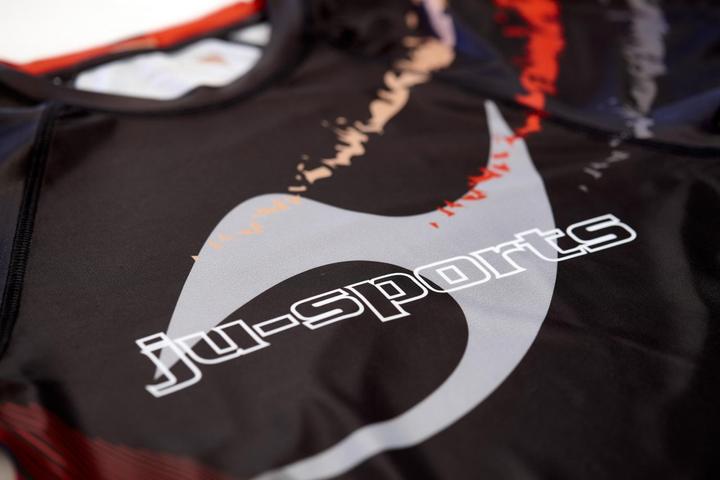 Image du produit Ju-Sports Rashguard Pro C18 Germany manches courtes noir (XL)