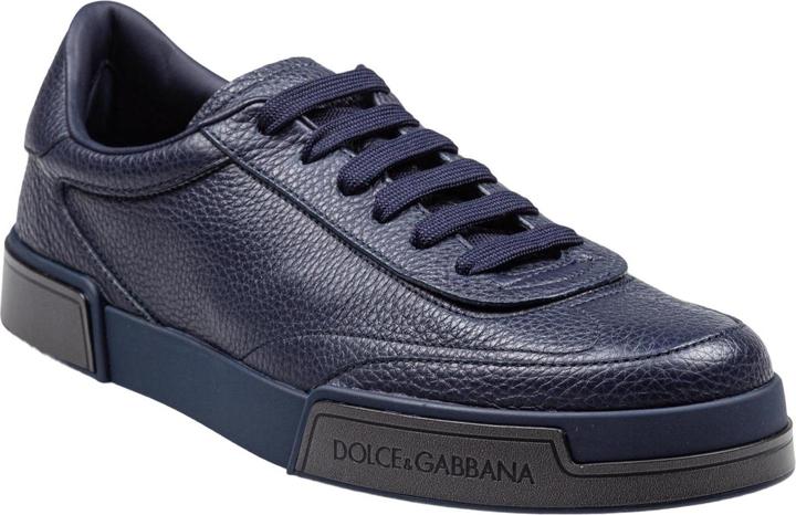 Dolce & Gabbana portofino yatch sneakers in calfskin color blue