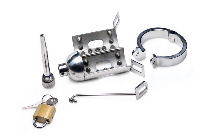 Master Series Spiked Chamber Chastity Cage