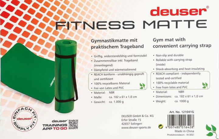 Immagine prodotto Deuser Sports Tappetino Deuser verde, 121041G