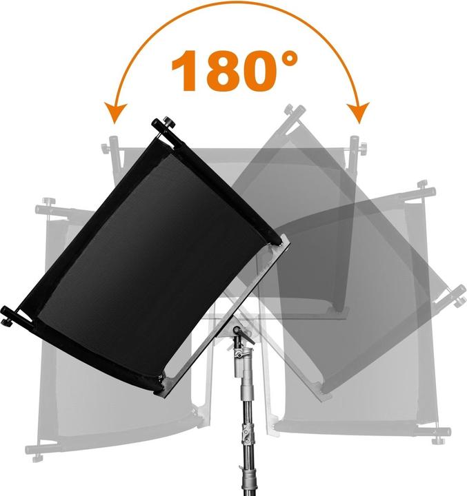 Immagine prodotto Walimex 3in1 Reflector Halfpipe concavo (Specchio, 150 cm)