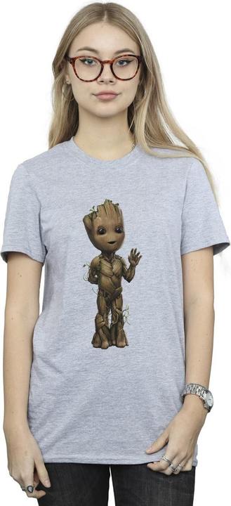 Immagine prodotto I Am Groot Wave Pose Maglietta Ampia Donna (3XL)