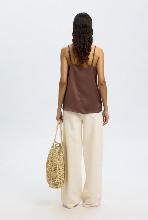 Image du produit Selected Femme Satin Spaghettiträger-Top (42)