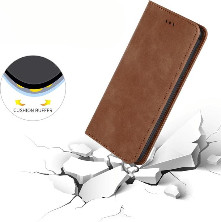 Productafbeelding Cover-Discount iPhone 11 Pro Max - Business Flip Case bruin (Apple iPhone 11 Pro Max)