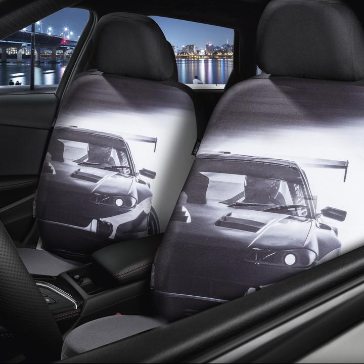 Immagine prodotto CarComfort Coprisedili auto da corsa, Coprisedili auto da corsa a sedile singolo Design