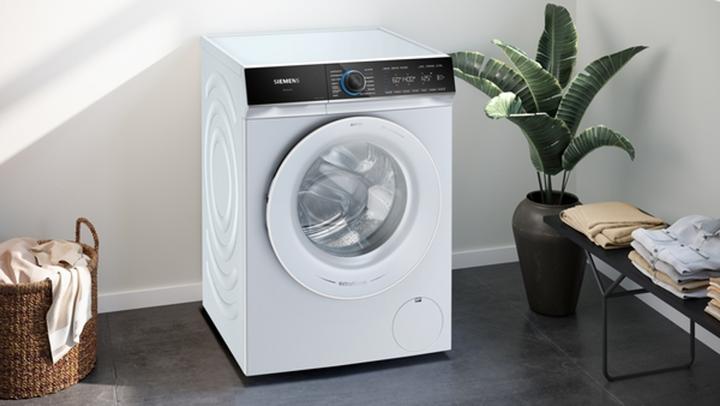 Produktbild Siemens iQ700 extraKlasse Waschmaschine, Frontlader, 9 kg, 1400 U/min. WG44B2090 (9 kg, Links)