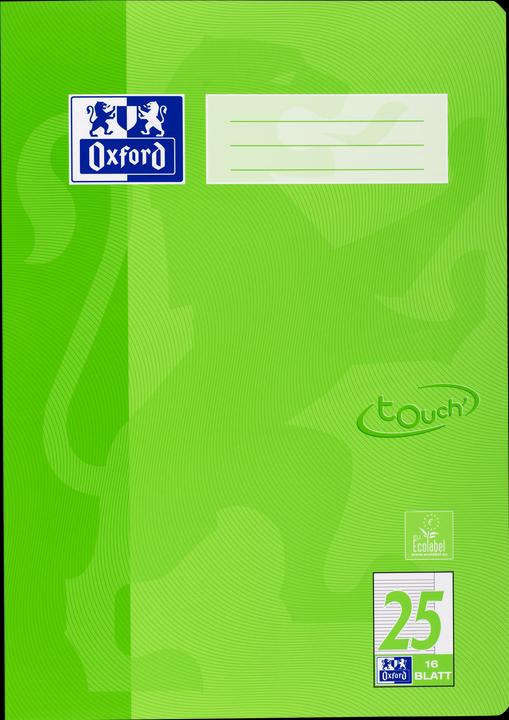 Actual product image Oxford Exercise book, A4, ruling 25 (A4, Lined, Hardcover)