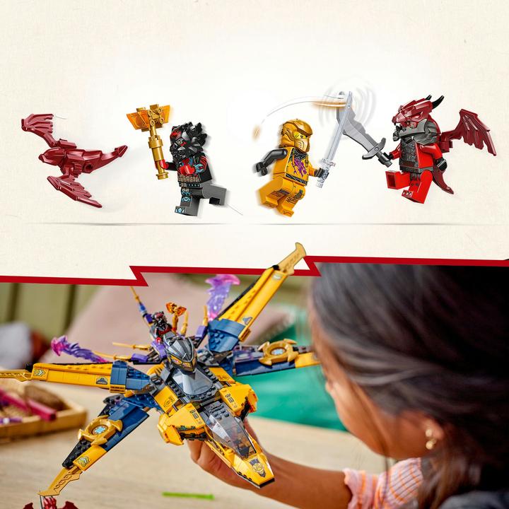 Produktbild LEGO Ras und Arins Super-Sturmflieger (71833, LEGO Ninjago)