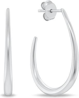 Immagine prodotto Brilio Silver - Bold silver oval earrings EA1146W