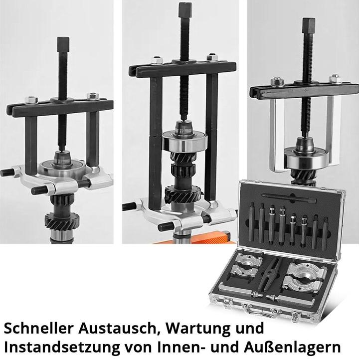 Immagine prodotto Stahlwerk Set di estrattori per cuscinetti Set di estrattori da 14 pezzi Utensile speciale