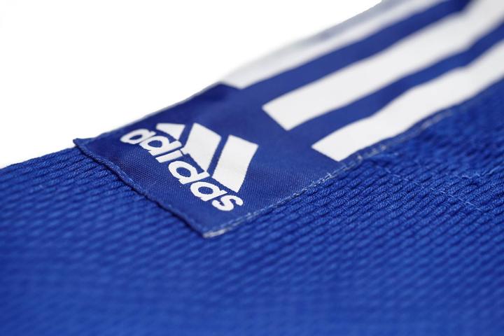 Produktbild adidas Judo-Anzug "Club" blau/weisse Streifen, J350B (140)