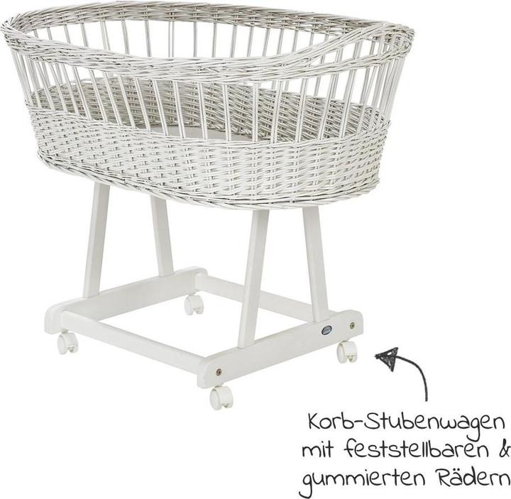 Produktbild Alvi Stubenwagen & Wiegen 2-tlg. Sparset Stubenwagen Birthe + Schlummer-Nestchen