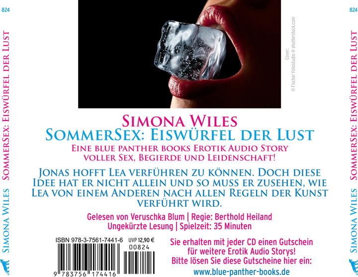 Produktbild SommerSex: Eiswürfel der Lust | Erotik Audio Story | Erotisches Hörbuch Audio CD (Simona Wiles, Deutsch)