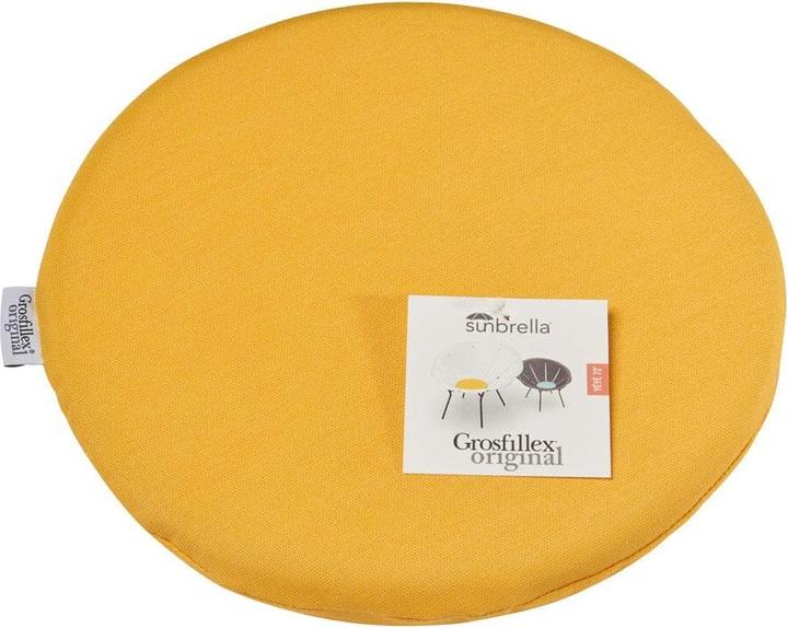 Grosfillex Yéyé 72 Coussin d'assise Fauteuil de jardin bas (30 x 30 cm)