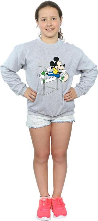 Actual product image Disney Girls Mickey Mouse Hurdles Sweatshirt (140, 146)