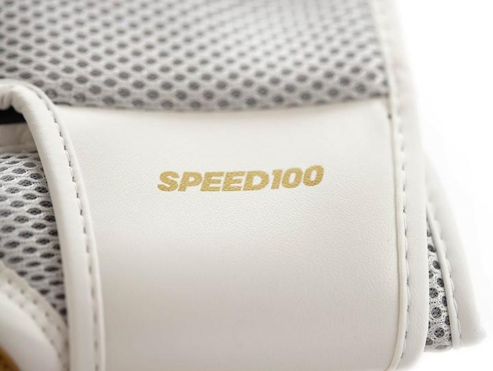 Image du produit adidas Gants de boxe Speed 100, ADISBG100 blanc/or (16 OZ)