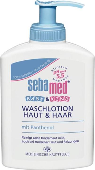 Immagine prodotto Sebamed Sebmed, Lozione lavante per cute e capelli per neonati e bambini, 200 ml