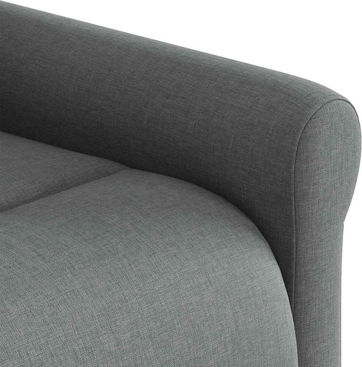 Immagine prodotto VidaXL Poltrona massaggiante elettrica con ausilio per la posizione eretta in tessuto grigio scuro