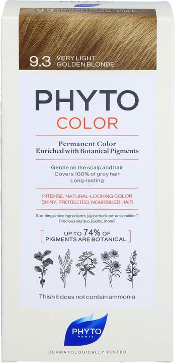 Actual product image Phyto Phytocolor Permanent Colour (9.3 very light golden blonde)