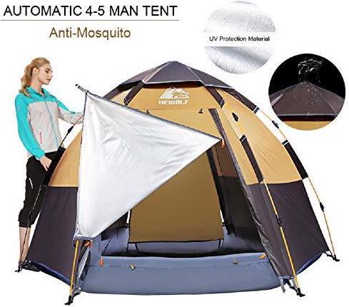 Produktbild Hewolf Camping Zelt 3-4 Personen (4 Personen)