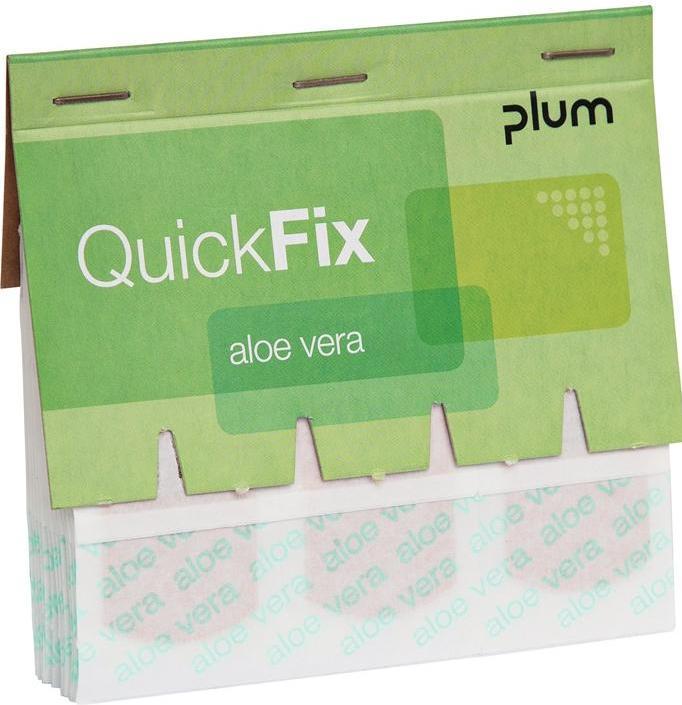 Immagine prodotto Plum Strisce di cerotto QuickFix Aloe Vera, ricarica per dispenser, idratante, 6 x 45 pezzi. (270 x)