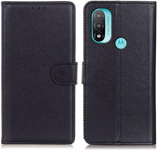 Produktbild MU Classic Litchi Leder Bookcover Series (Motorola Moto E20, Motorola Moto E40)