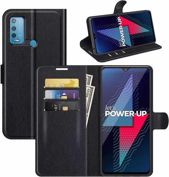 Actual product image MU Classic Litchi Leather Bookcover Series (Wiko Power U30)