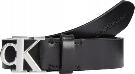 Calvin Klein Round Mono Plaque Lthr Belt 25mm