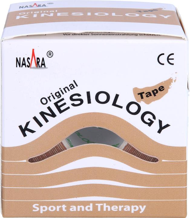 Actual product image Mikros NASARA Kinesiology Tape Beige 5cmx5m, 1 pc PFL (5 m)