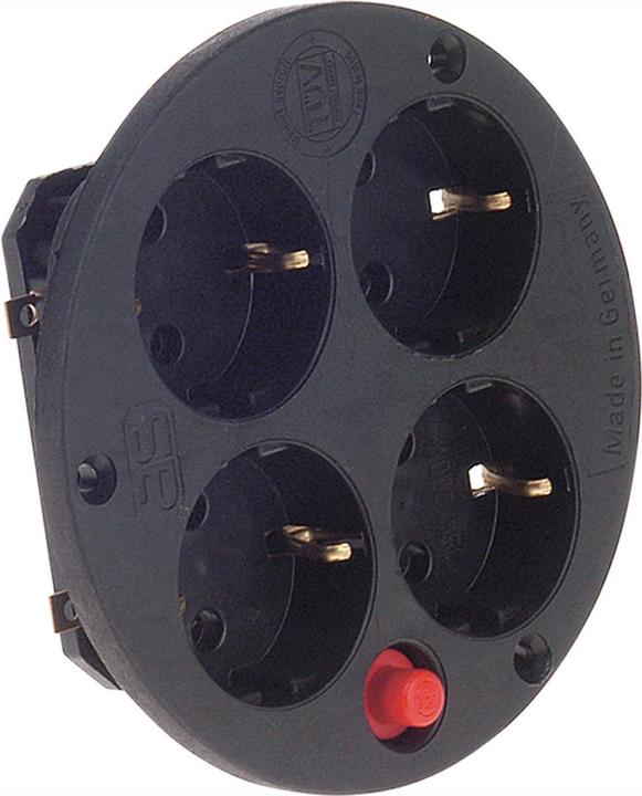 Produktbild Bachmann socket outlet insert 4-fold S socket outlet insert 4f. without cover thermo ins.