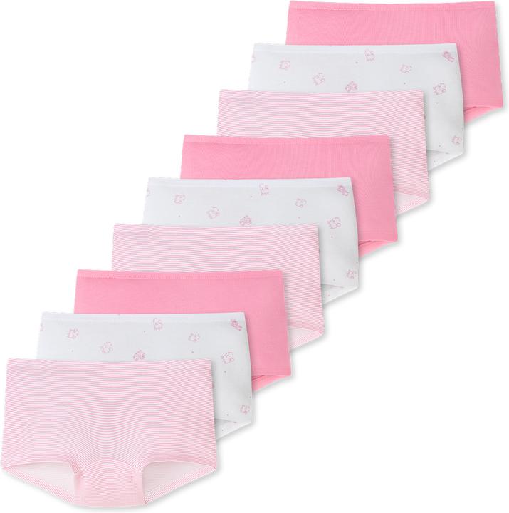 Schiesser 9er Pack Kids Girls 95/5 Organic Cotton Shorts