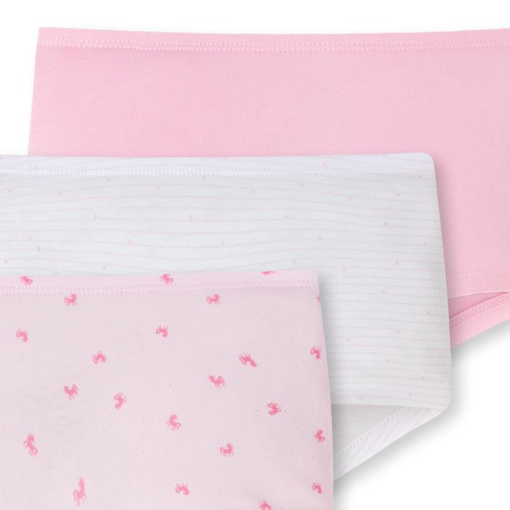 Produktbild Schiesser 9er Pack Kids Girls 95/5 Organic Cotton Shorts (128, 9er Pack)