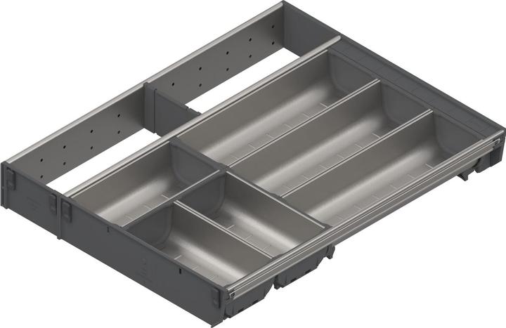 Produktbild Blum Orga-Line Besteckeinsatz Facheinteilung Set ZSI.XXXKI4, NL 500mm, grau