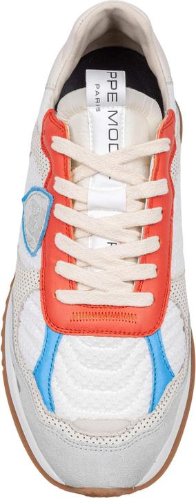 Image du produit Philippe Model olympique sneakers in leather and fabric color white, grey and orange (43)
