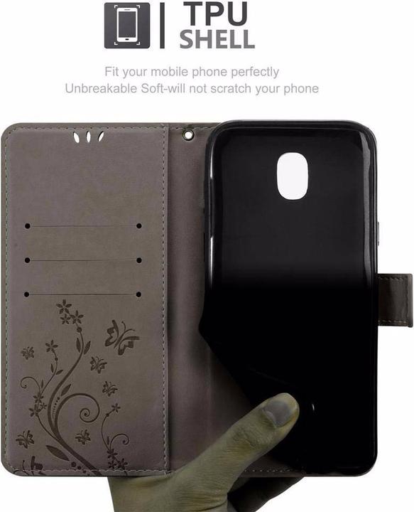 Productafbeelding Cadorabo Bloemen Boekomslag (Samsung Galaxy J5 (2017))