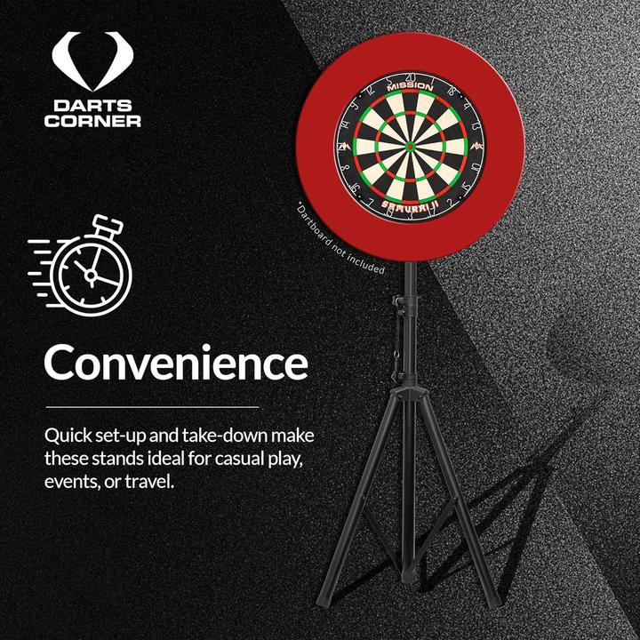 Immagine prodotto Darts Corner Dreibein-Stativ für Dartscheibe