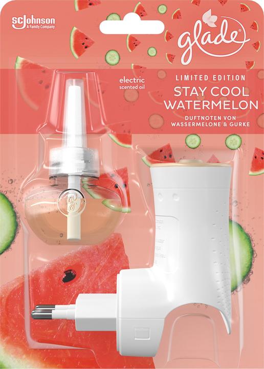 Produktbild Glade Electric Scented Oil Duftstecker Halter Stay Cool Watermelon